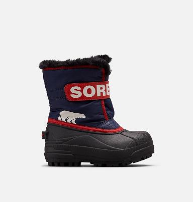 Sorel Snow Commander Boots - Kids Girls Boots Red AU472156 Australia